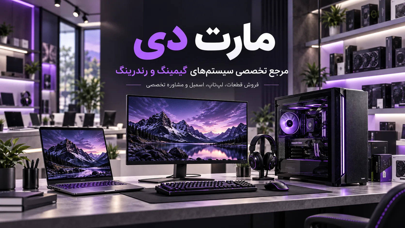 مارت دی؛ مرجع تخصصی خرید کامپیوتر، لپ‌تاپ و سیستم گیمینگ در کرج