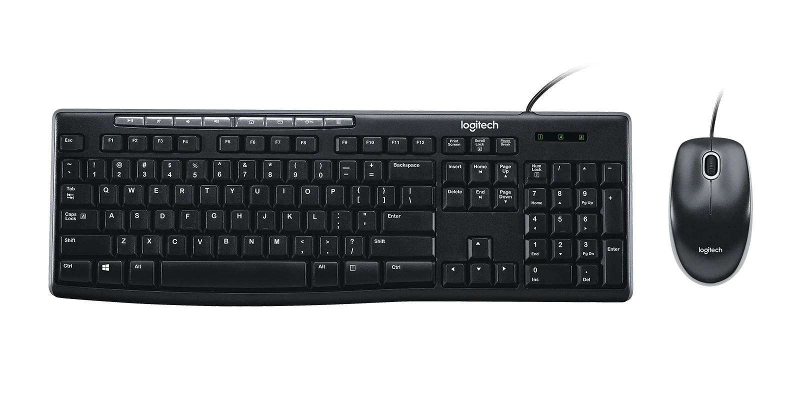 کیبورد و موس LOGITECH MK200 WIRED COMBO