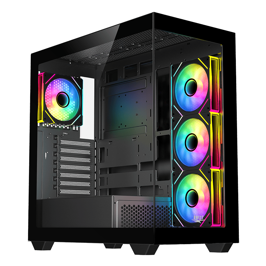 قاب کیس AWEST AQ16MB LITE BLACK