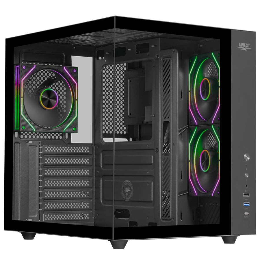قاب کیس AWEST AQ15 NORMAL BLACK