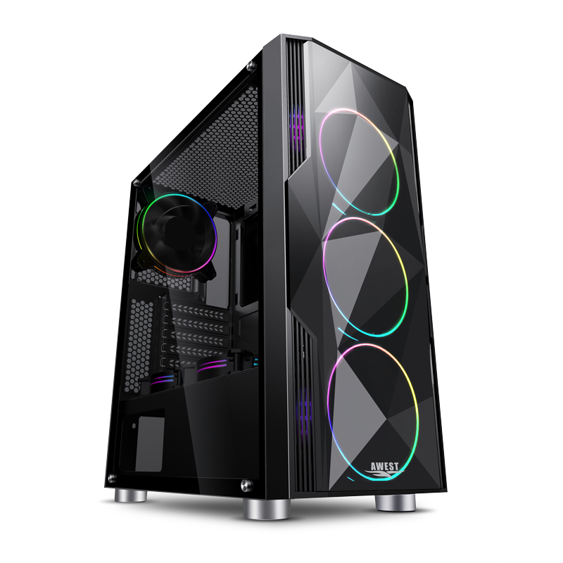 قاب کیس AWEST AV02 BLACK