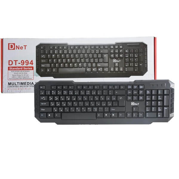 کیبورد سیمی D-NET DT-994 مشکی
