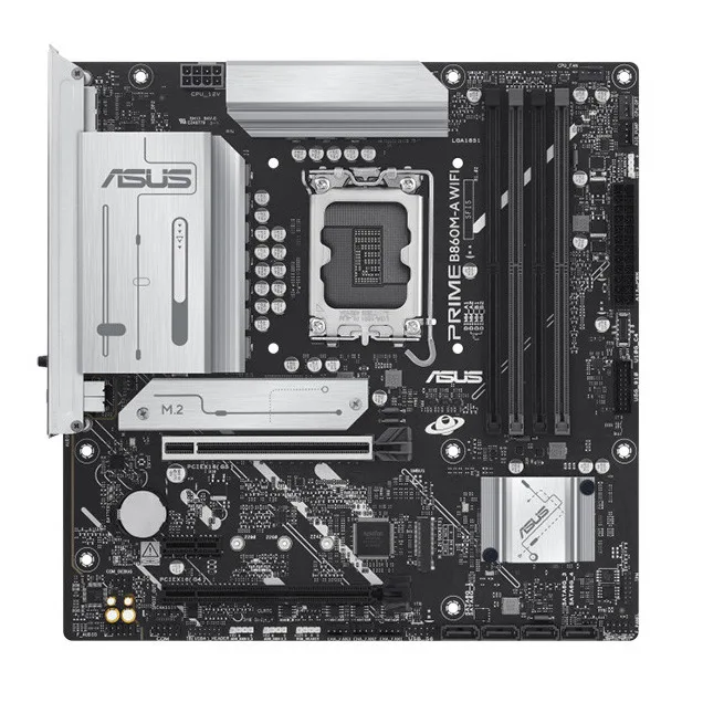 مادربرد ASUS PRIME B860M-A WIFI | Intel B860 | LGA1851 | DDR5 | Wi-Fi 6E