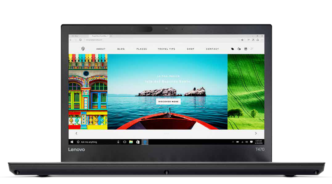 لپ تاپ کارکرده LENOVO ThinkPad T470 | i5-7200U | RAM 8GB | 256 SSD